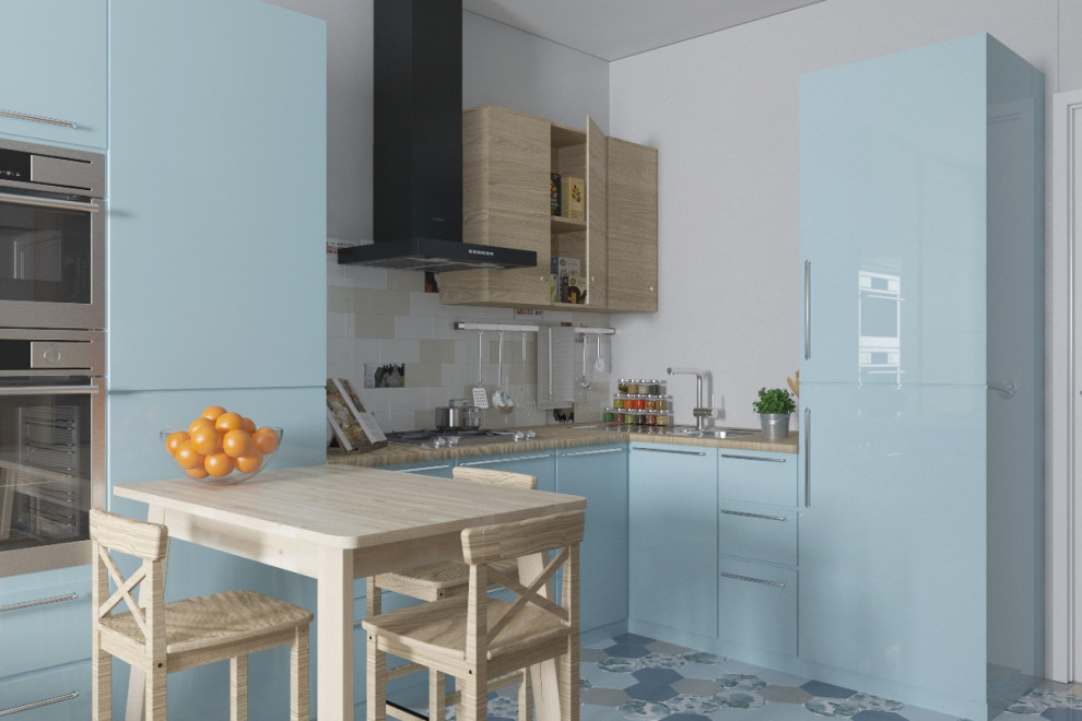 Обложка проекта: Маленькая квартира с эко-оттенком.