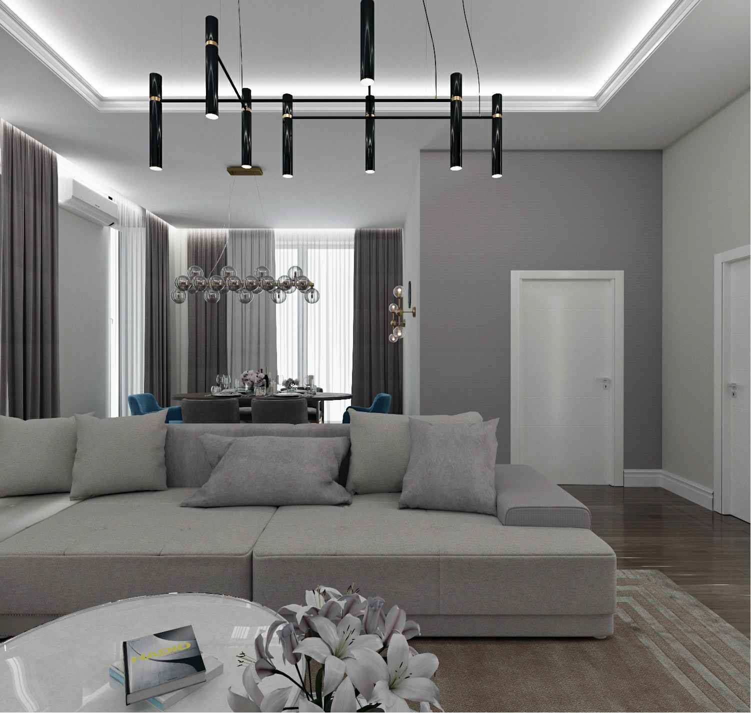 Дизайн-проект 2-комнатной квартиры м. Улица 1905 года