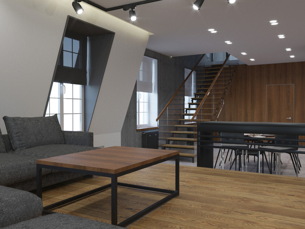 2-х уровневая квартира-студия в п. Европейский