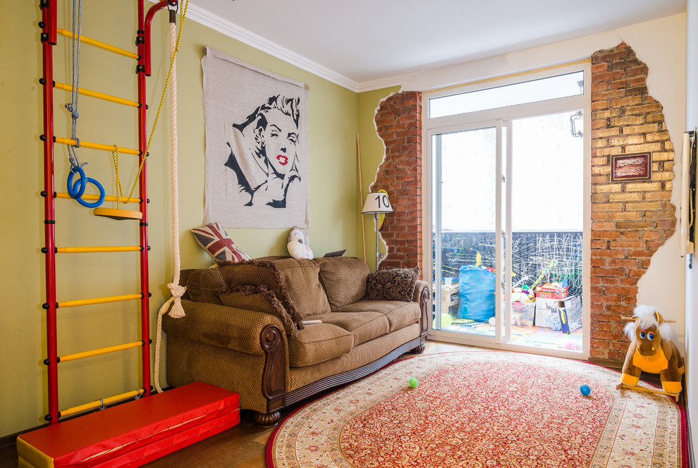 Есть задача: Гостиная и детская в одной комнате