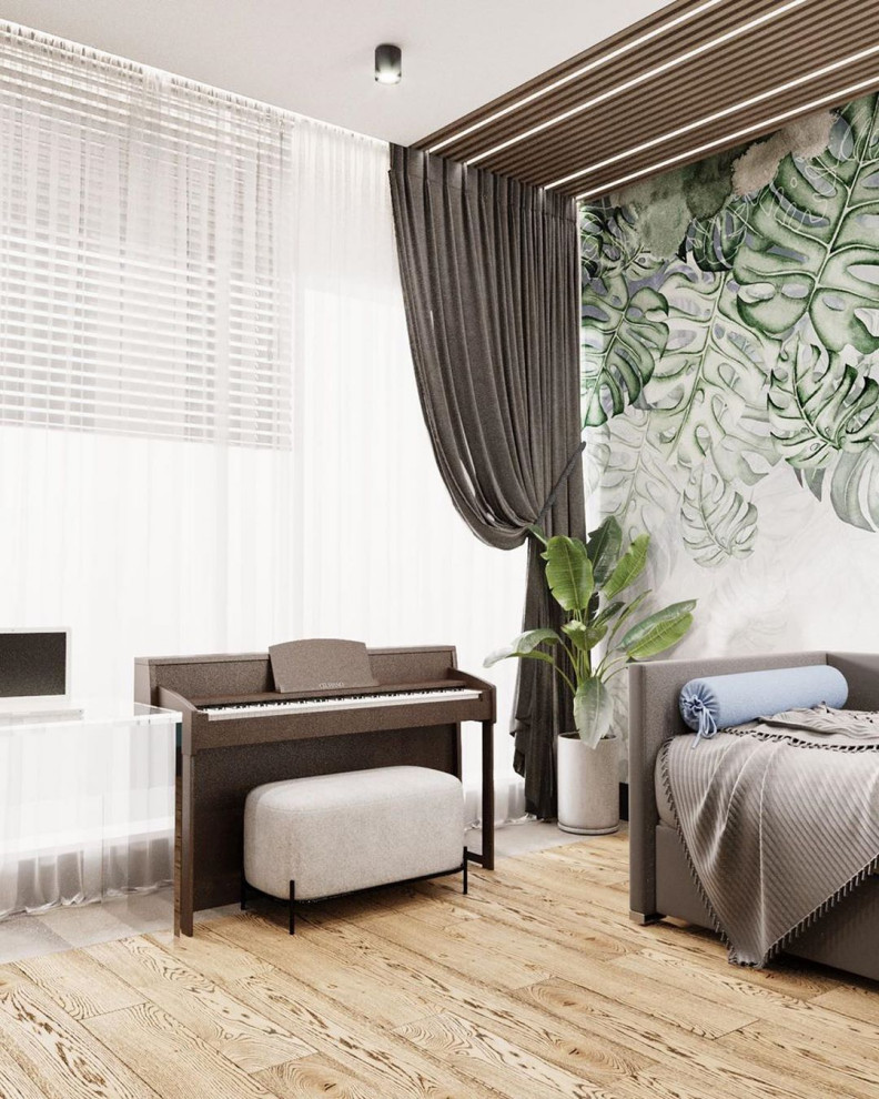 Обложка проекта: Просторная квартира в современном стиле в ЖК ‘Небесный’ для замечательной семьи