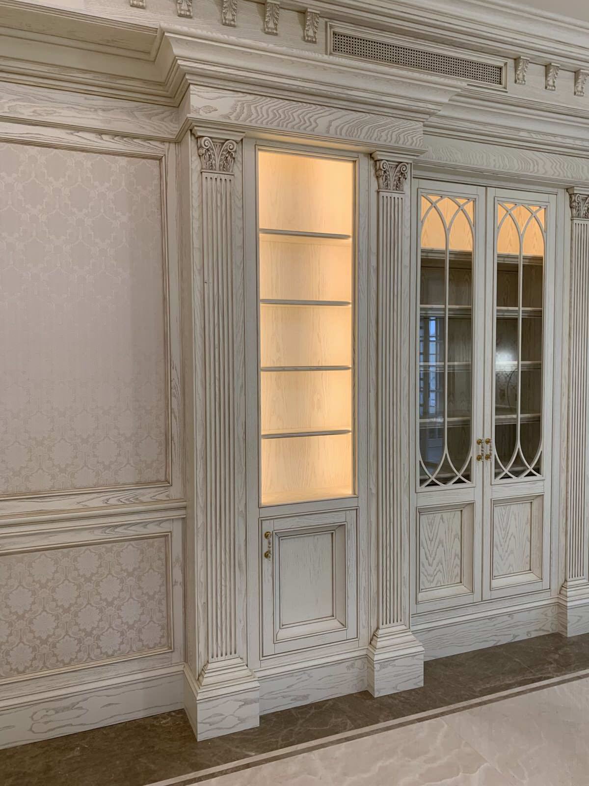 Деревянный интерьер квартиры