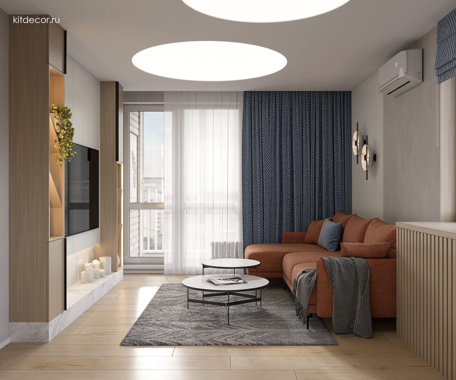 Коралловые акценты