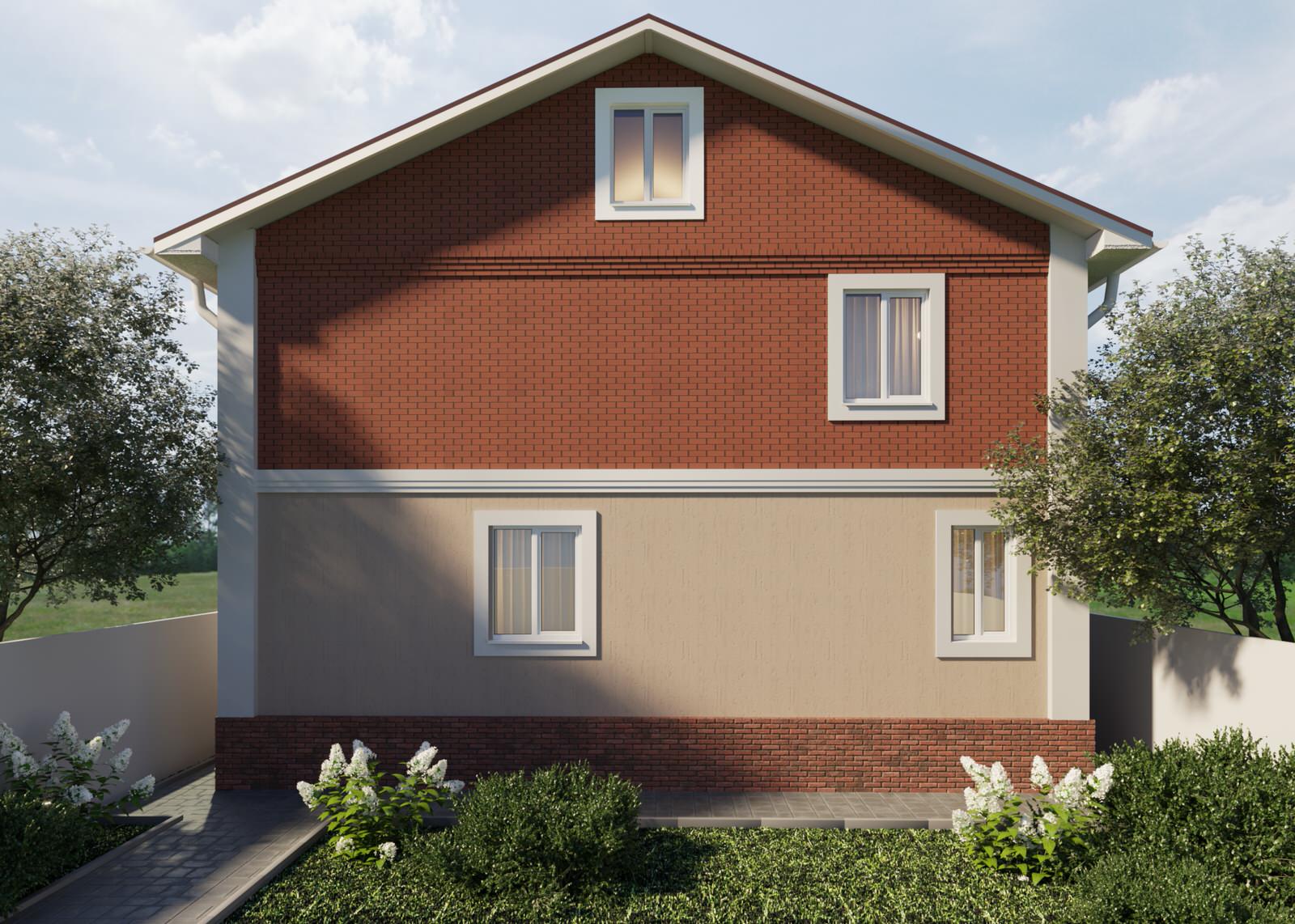 Фасад частного дома.