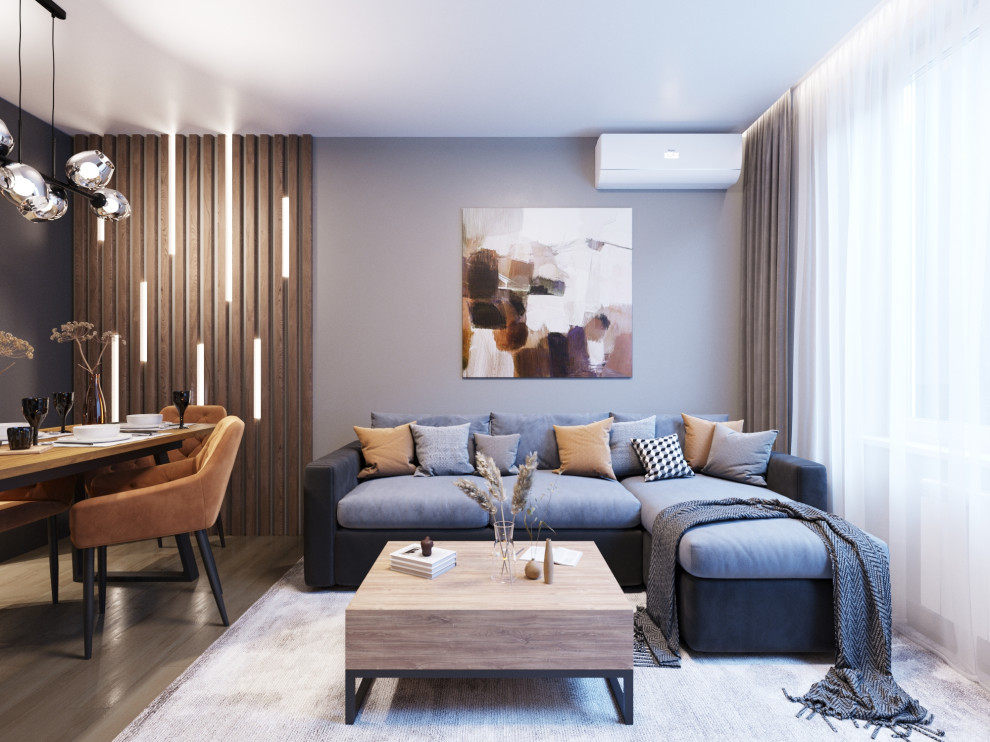 Дизайн-проект 4х комнатной квартиры 81 м2 для многодетной семьи