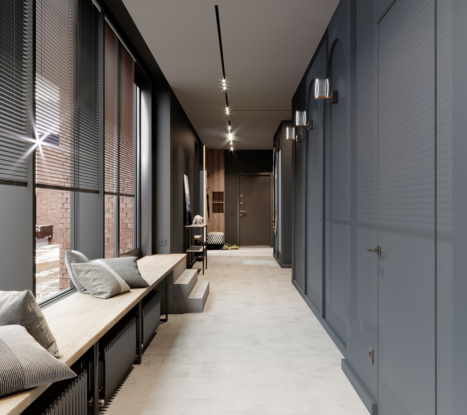 Оформление выхода на террасу