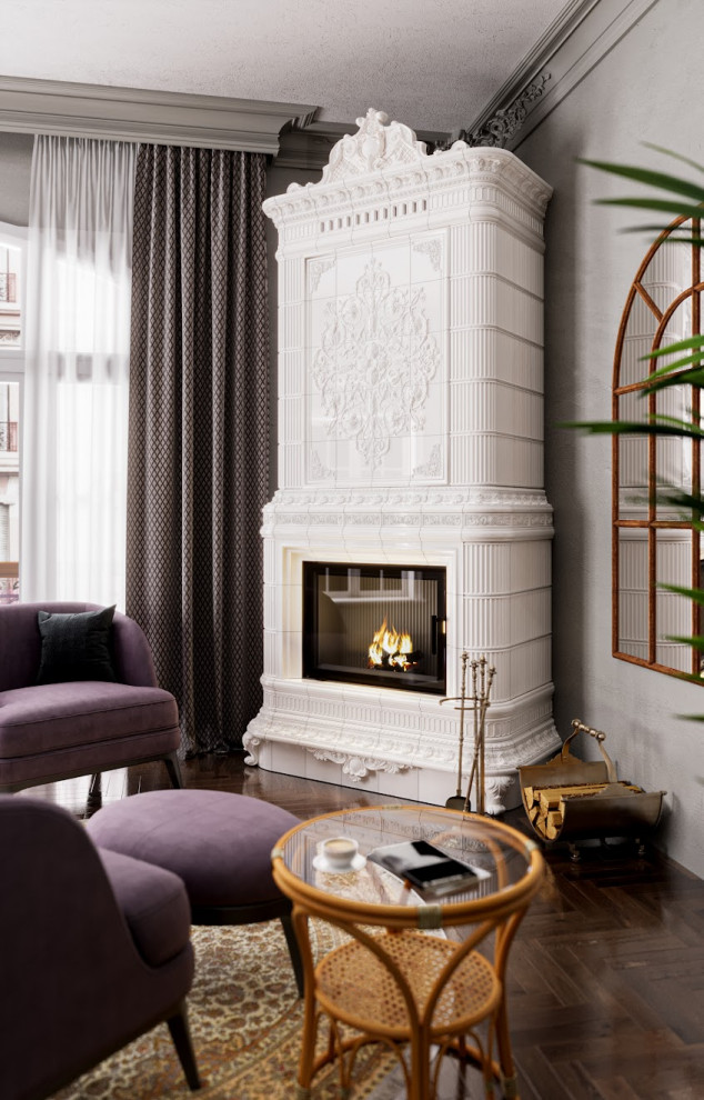 Обложка проекта: Изразцовый камин "Леон"