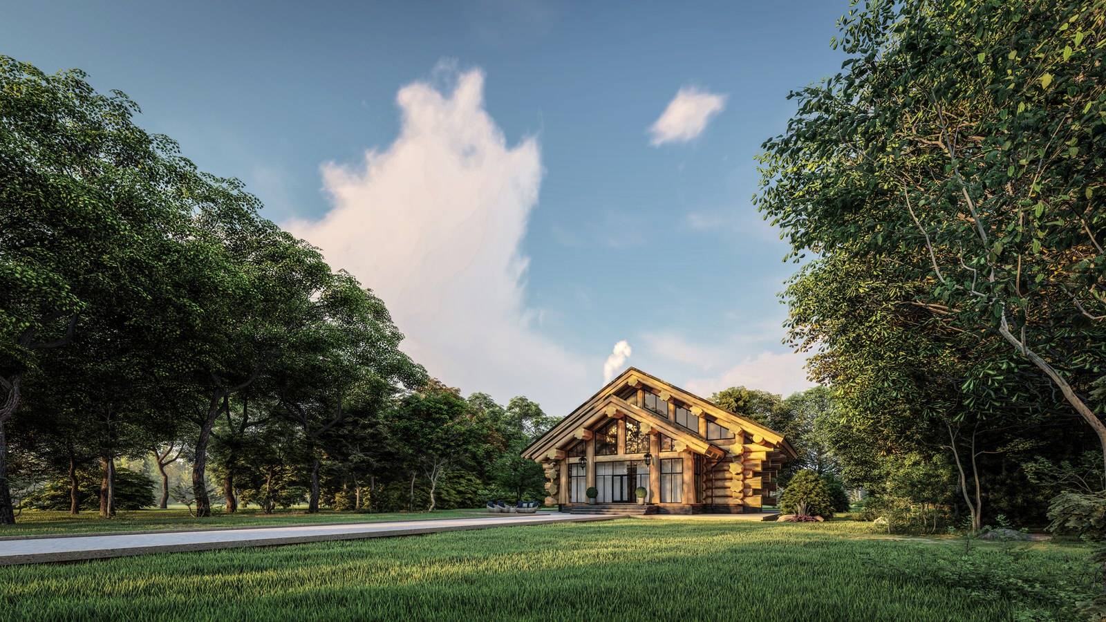 Дом из кедра «Аккем»