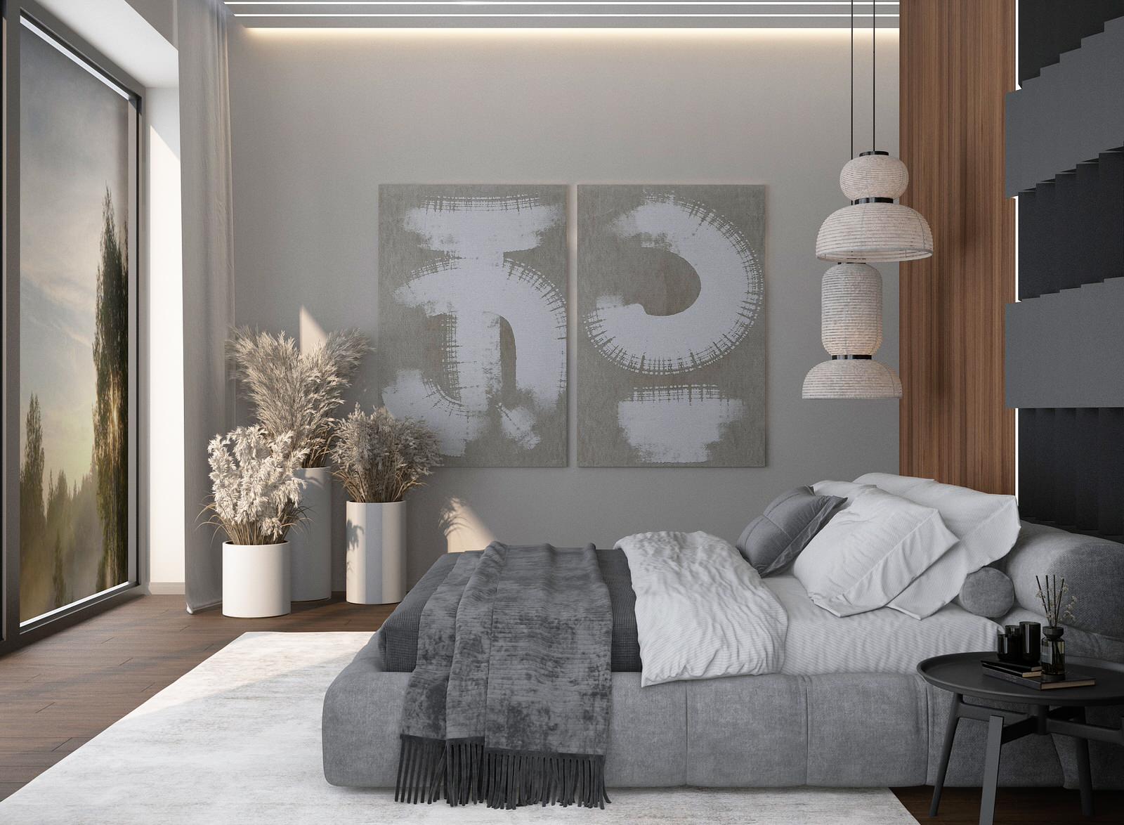 Мастер - спальня в загородном доме