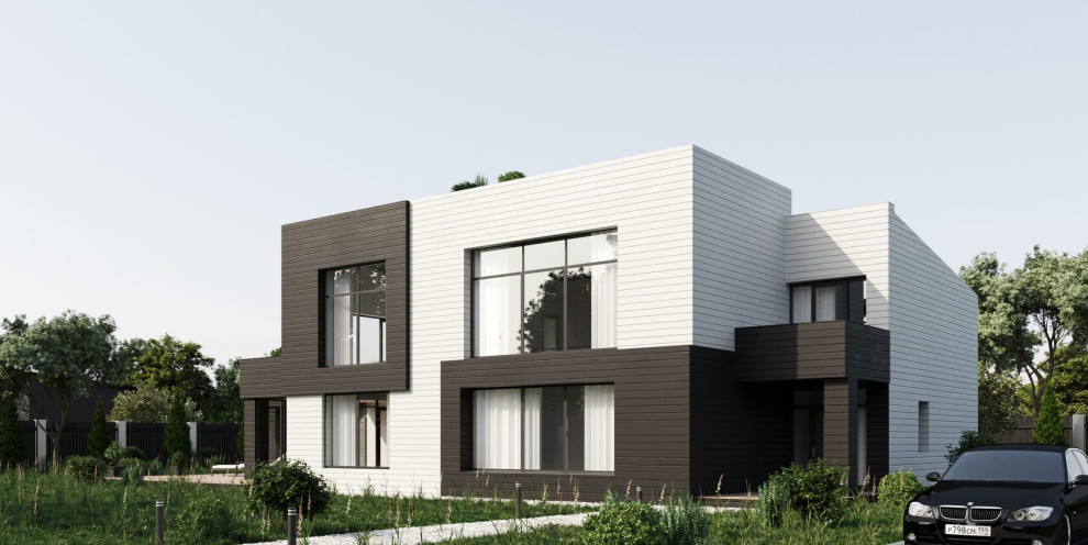 Обложка проекта: Дом с односкатной кровлей, г.Иваново