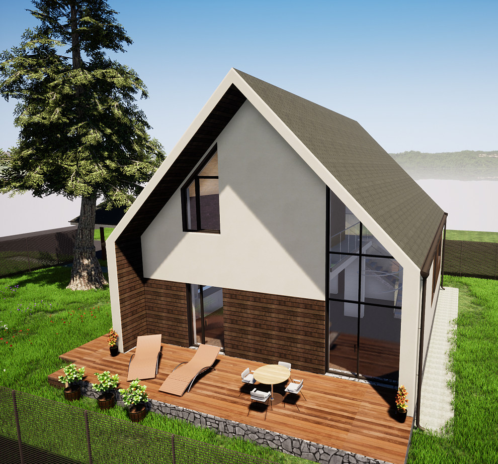 Коттедж двухэтажный