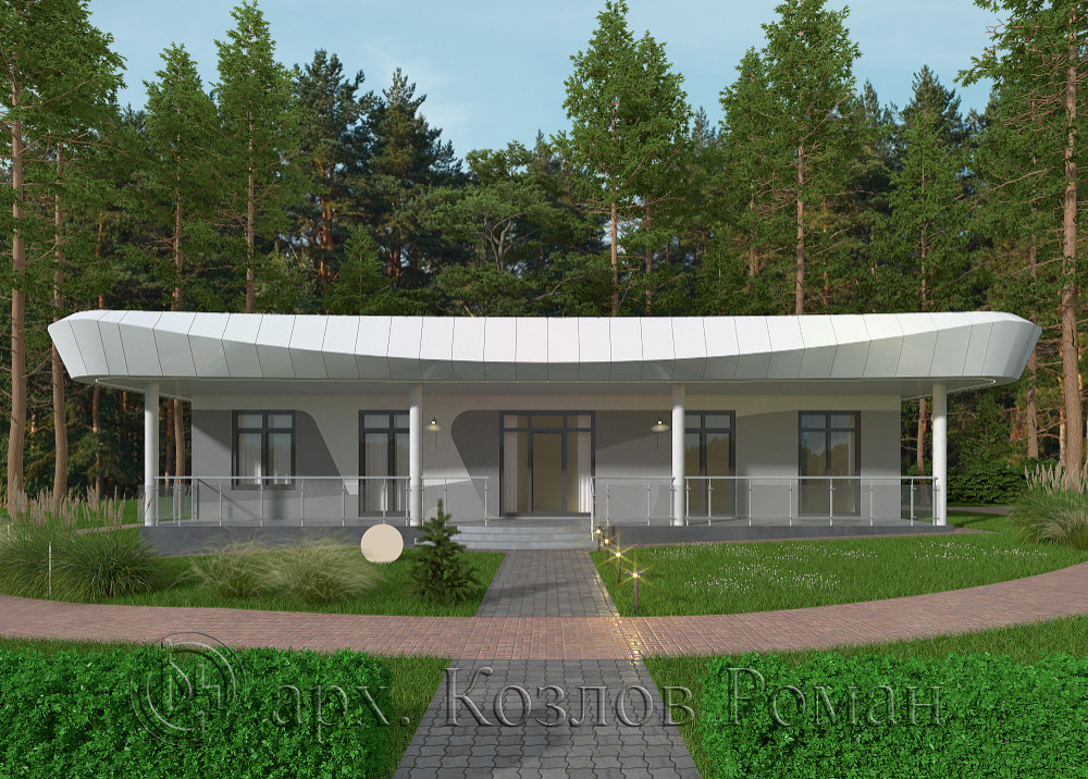 Загородный дом в стиле Параметризм