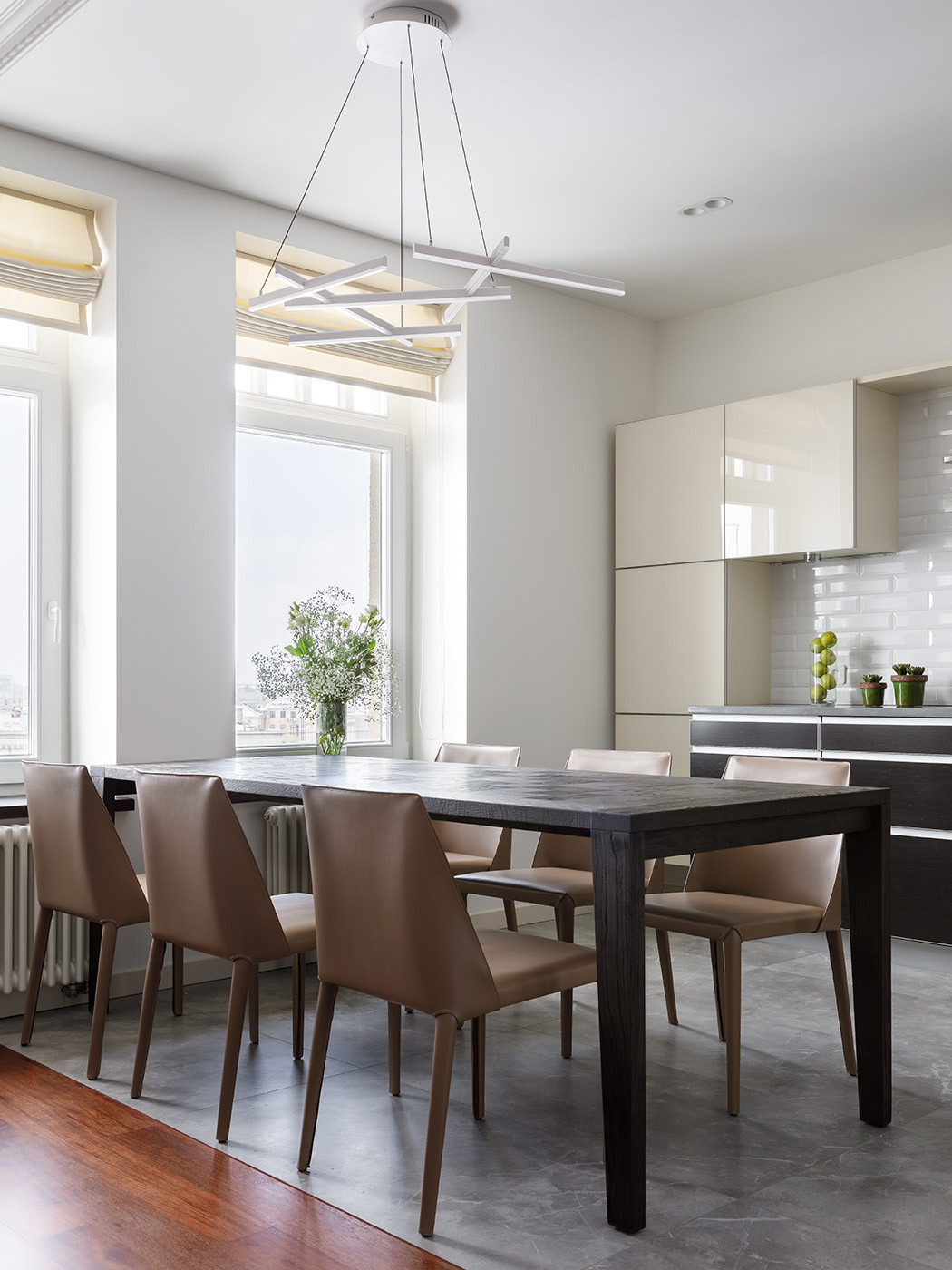 Technistone (кухня-столовая, санузел)