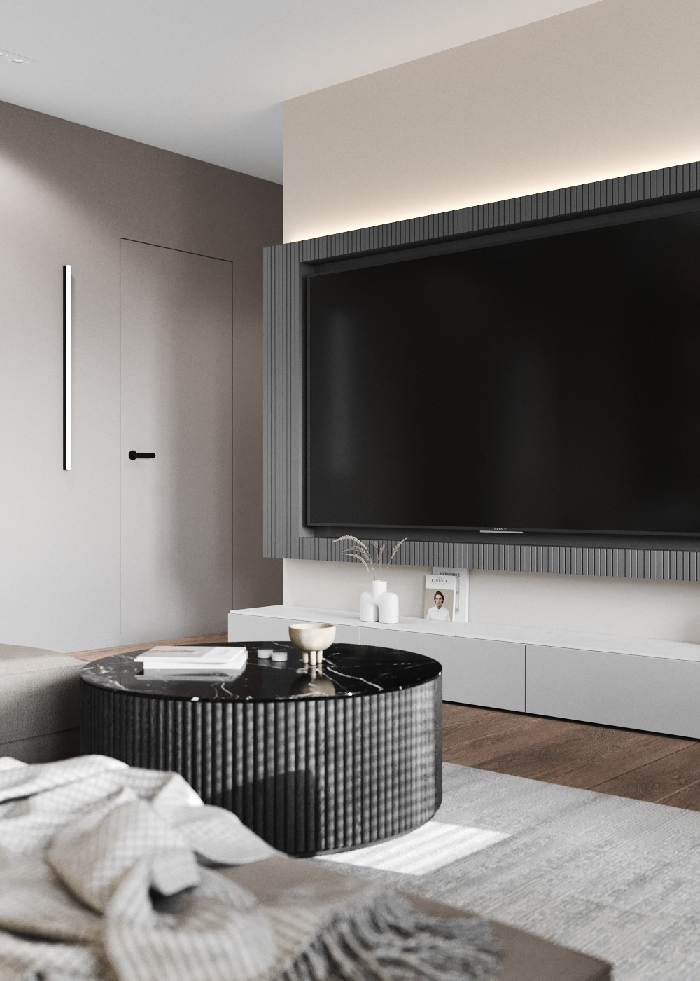 ЖК Гранит, кухня-гостиная