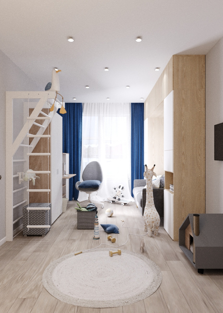 дизайн проект 2-ух комнатной квартиры