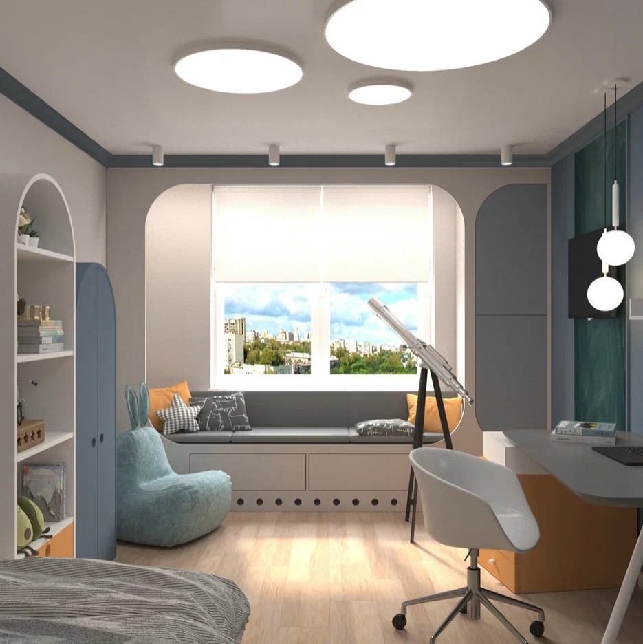 Обложка проекта: Детская в городе Новосибирске