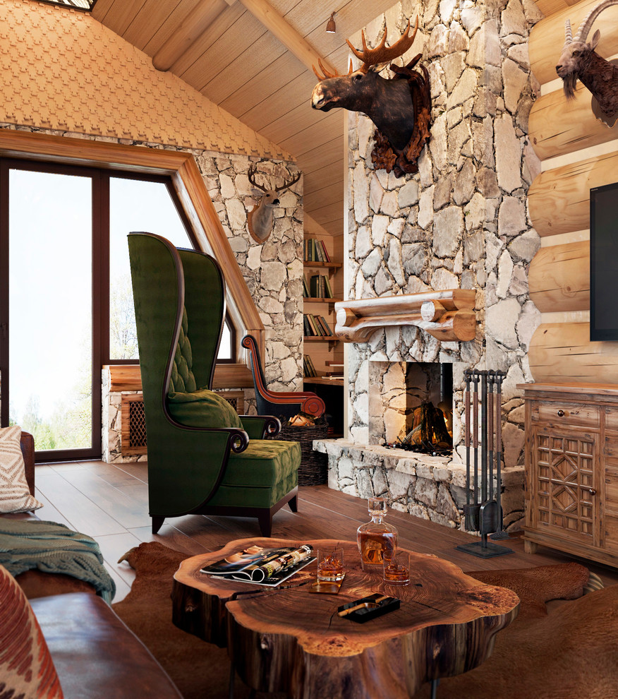 Визуализации дома в стиле "Шале"