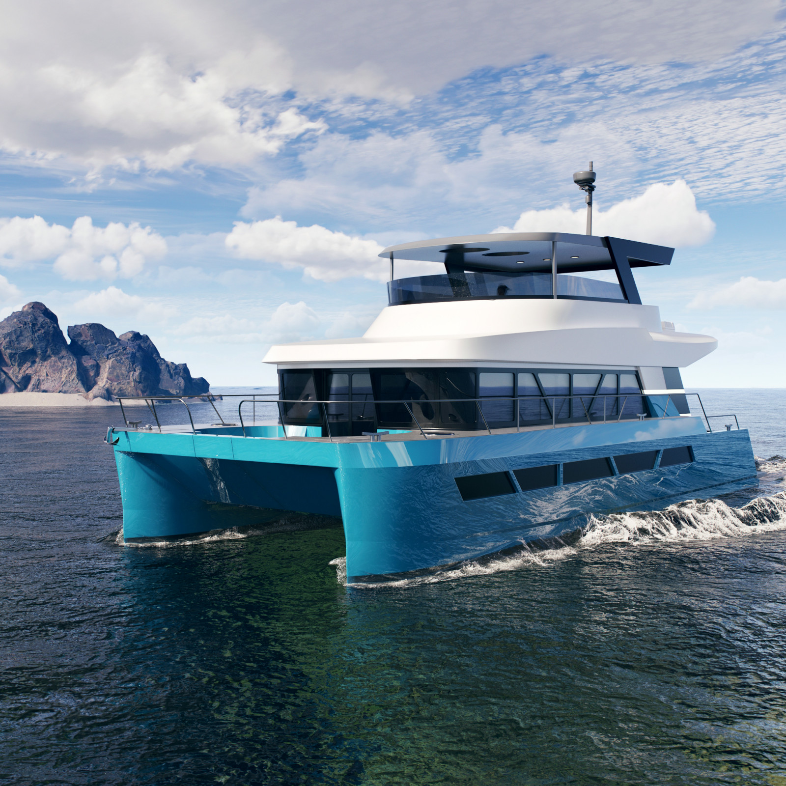 Обложка проекта: Дизайн катамарана