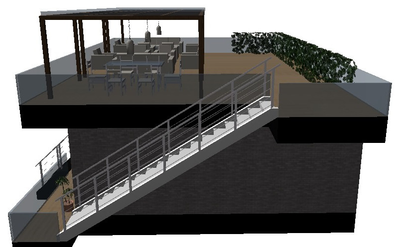 УЛЬТРАСОВРЕМЕННЫЙ КОТТЕДЖ  С ЭКСПЛУАТАЦИОННОЙ КРОВЛЕЙ.