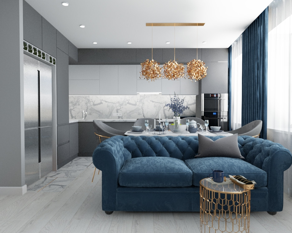 кухня-гостиная