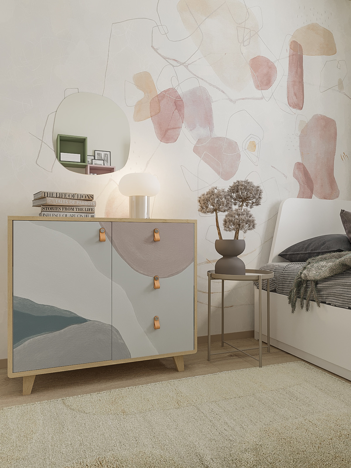 Проект светлой квартиры в Санкт-Петербурге |  Площадь: 68.34 м2.