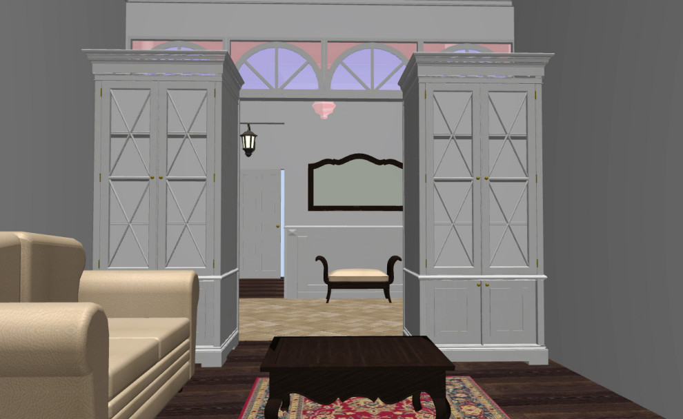 Английский колониальный. Дизайн-проект квартиры в историческом доме 1890 года на