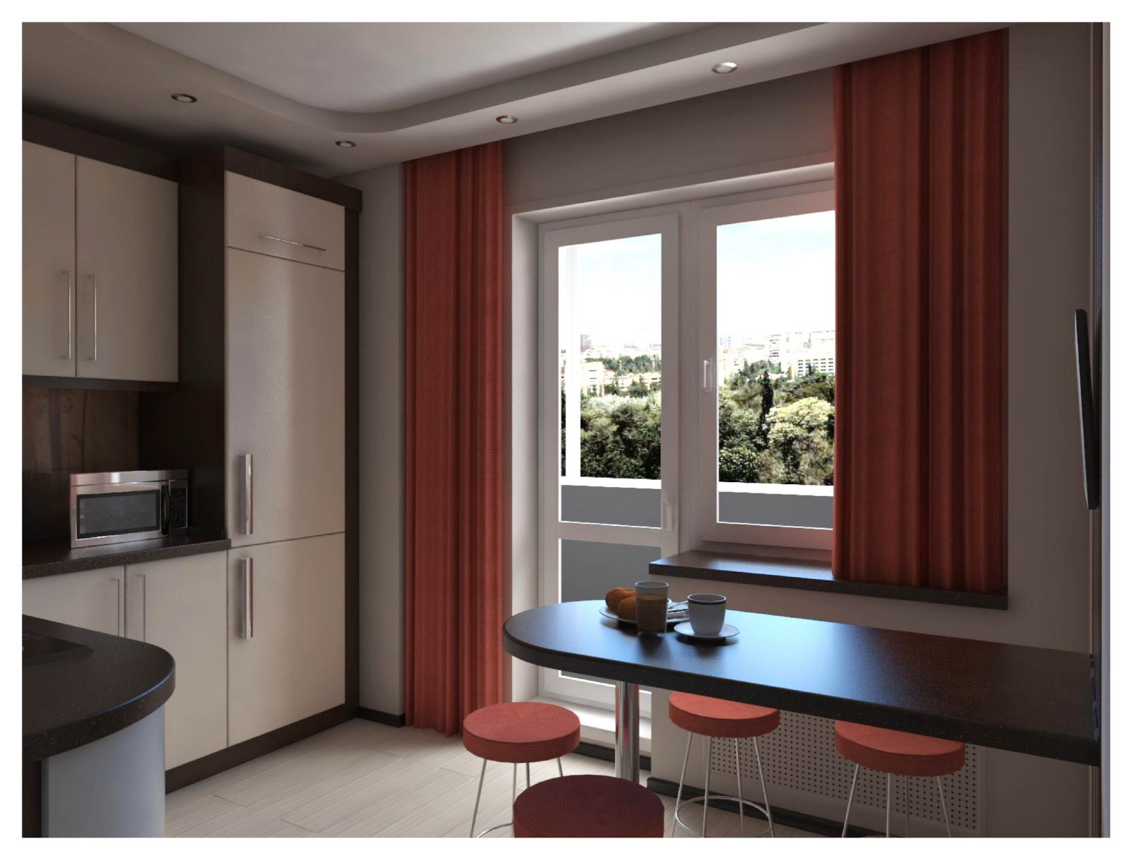 Обложка проекта: Визуализация кухни