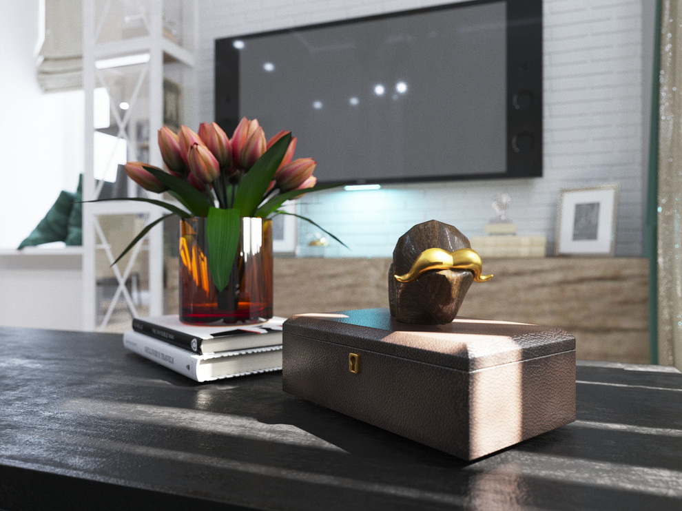 М60 Дизайн проект 2-ух комнатной квартиры 2017 г.