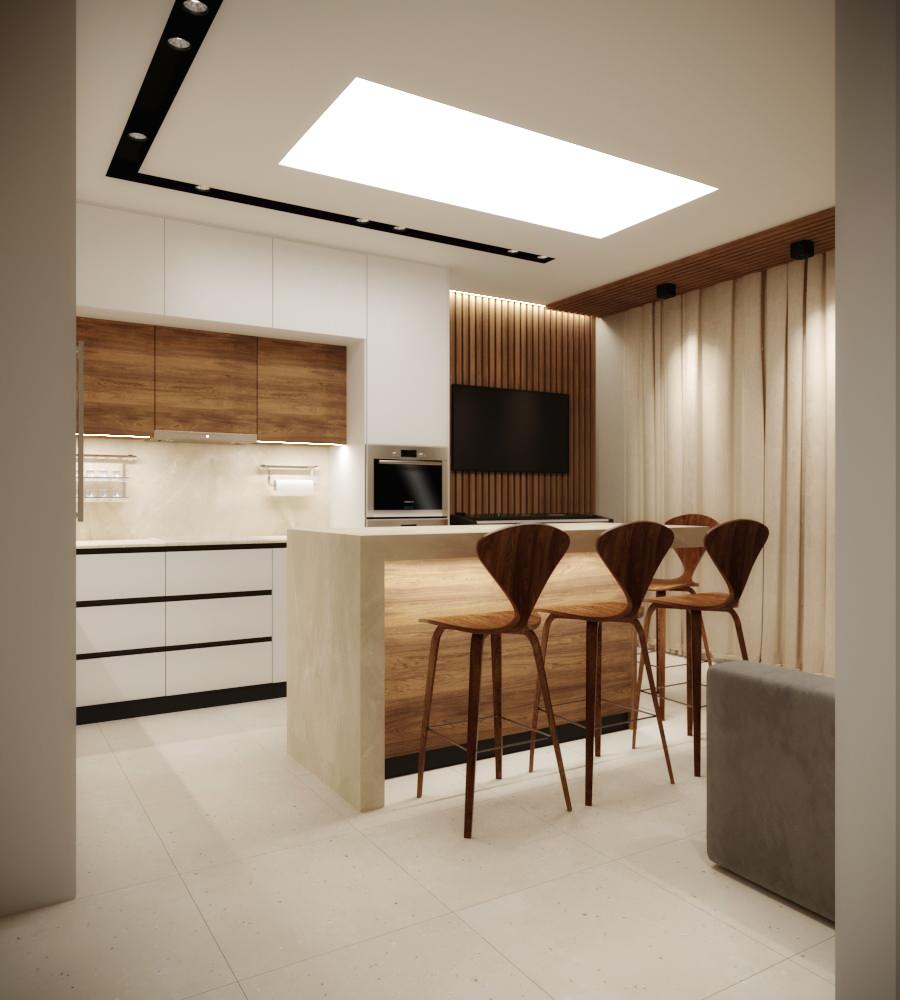 Обложка проекта: Проект квартиры для молодой пары стоматологов