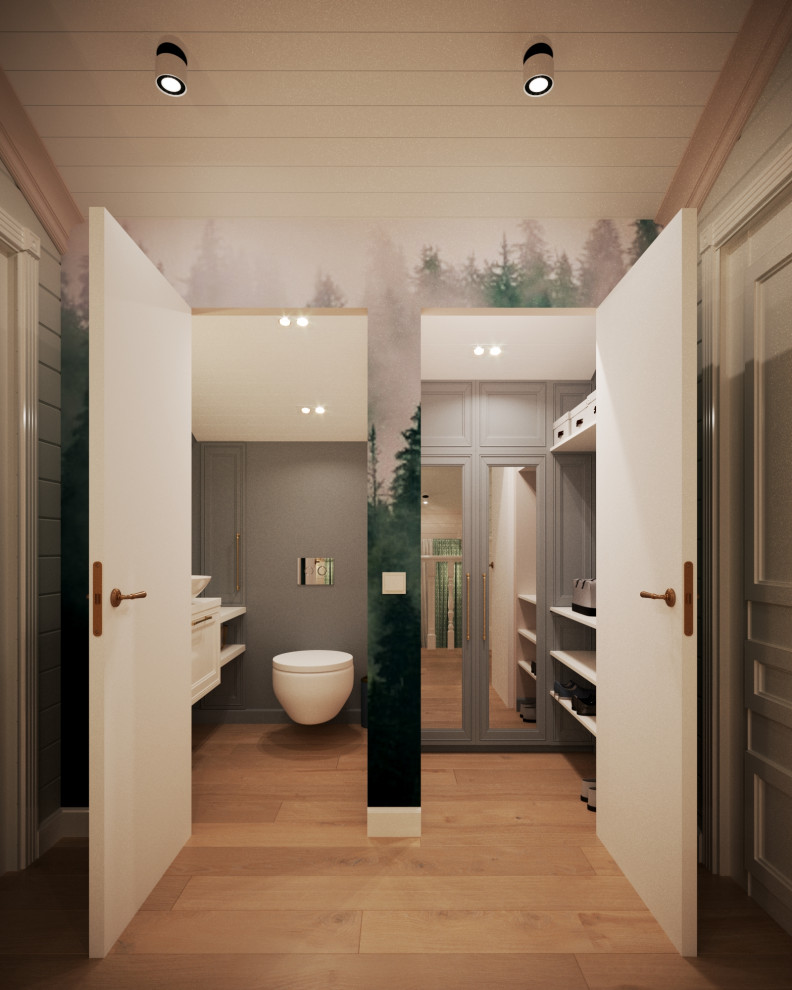 Дом из бруса 130 кв.м._Санузел_ Гардеробная