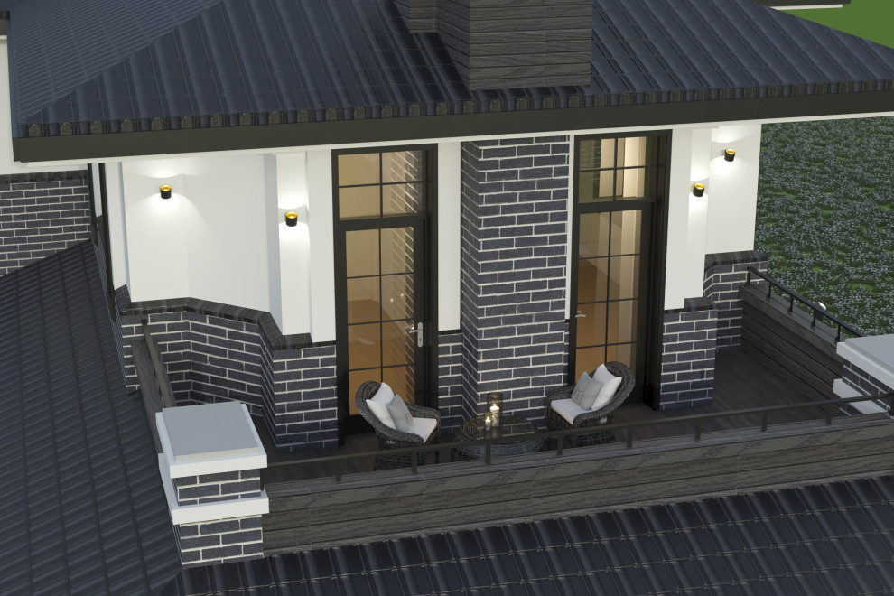 ИНДИВИДУАЛЬНЫЙ ЖИЛОЙ ДОМ Проект создан: 06/2018 Общая площадь: 272,35 м2