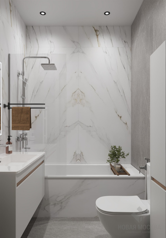 Дизайн-проект трехкомнатной квартиры ЖК "Лучи"