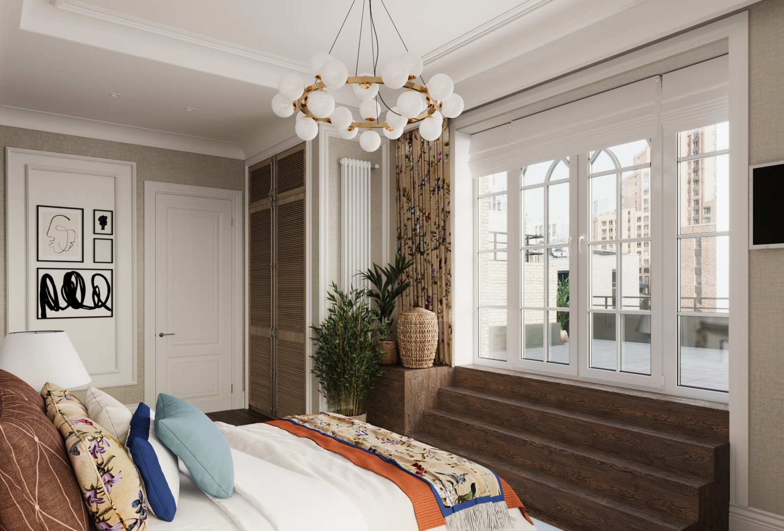 Мастер спальня