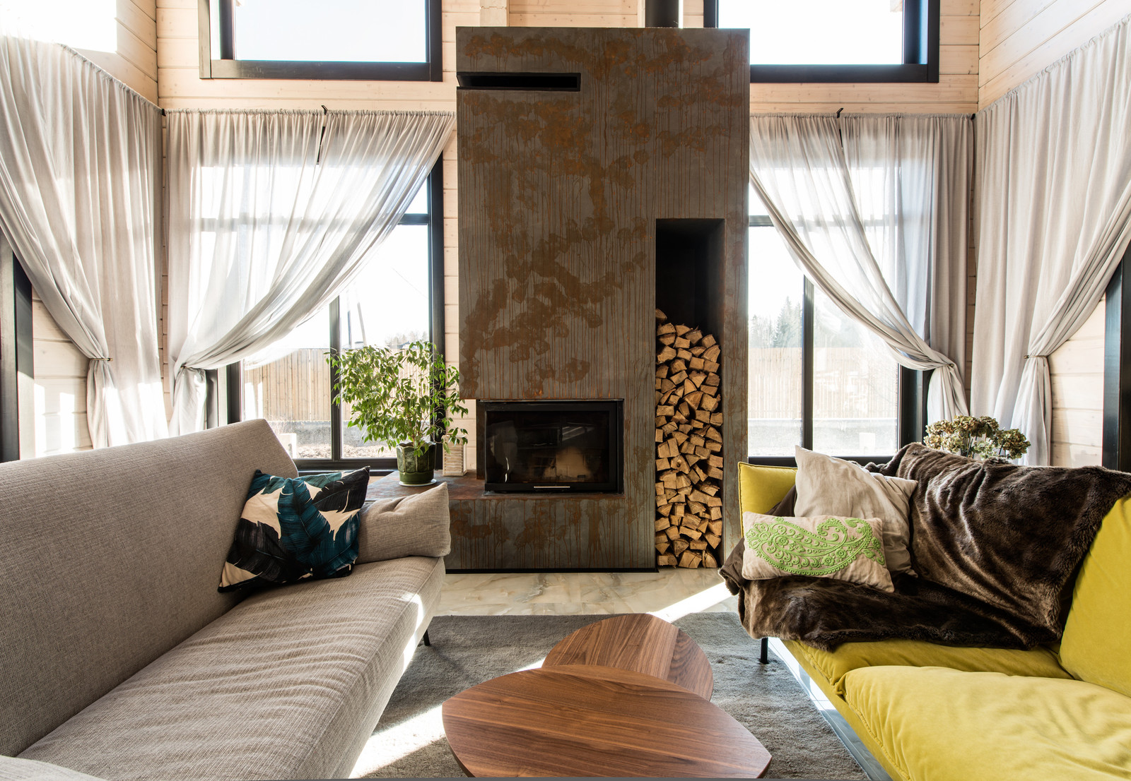 Загородный дом, Интерьер 260 кв. м.