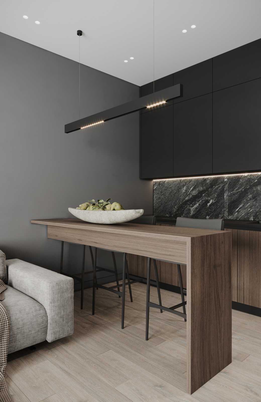 Обложка проекта: Дизайн-проект в ЖК Пресня Сити