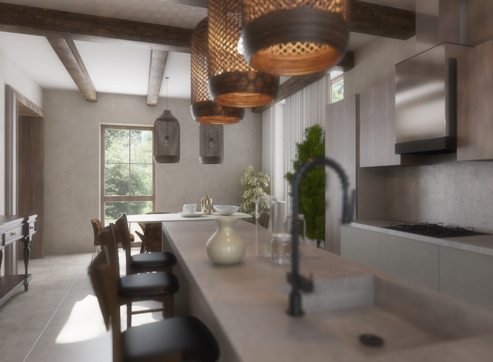 Дизайн интерьера дома в КП Репино парк