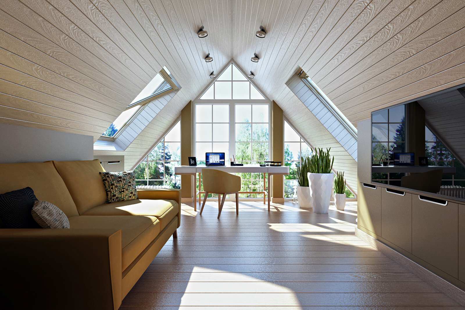 Дизайн интерьера загородного дома в КП "Витязь"