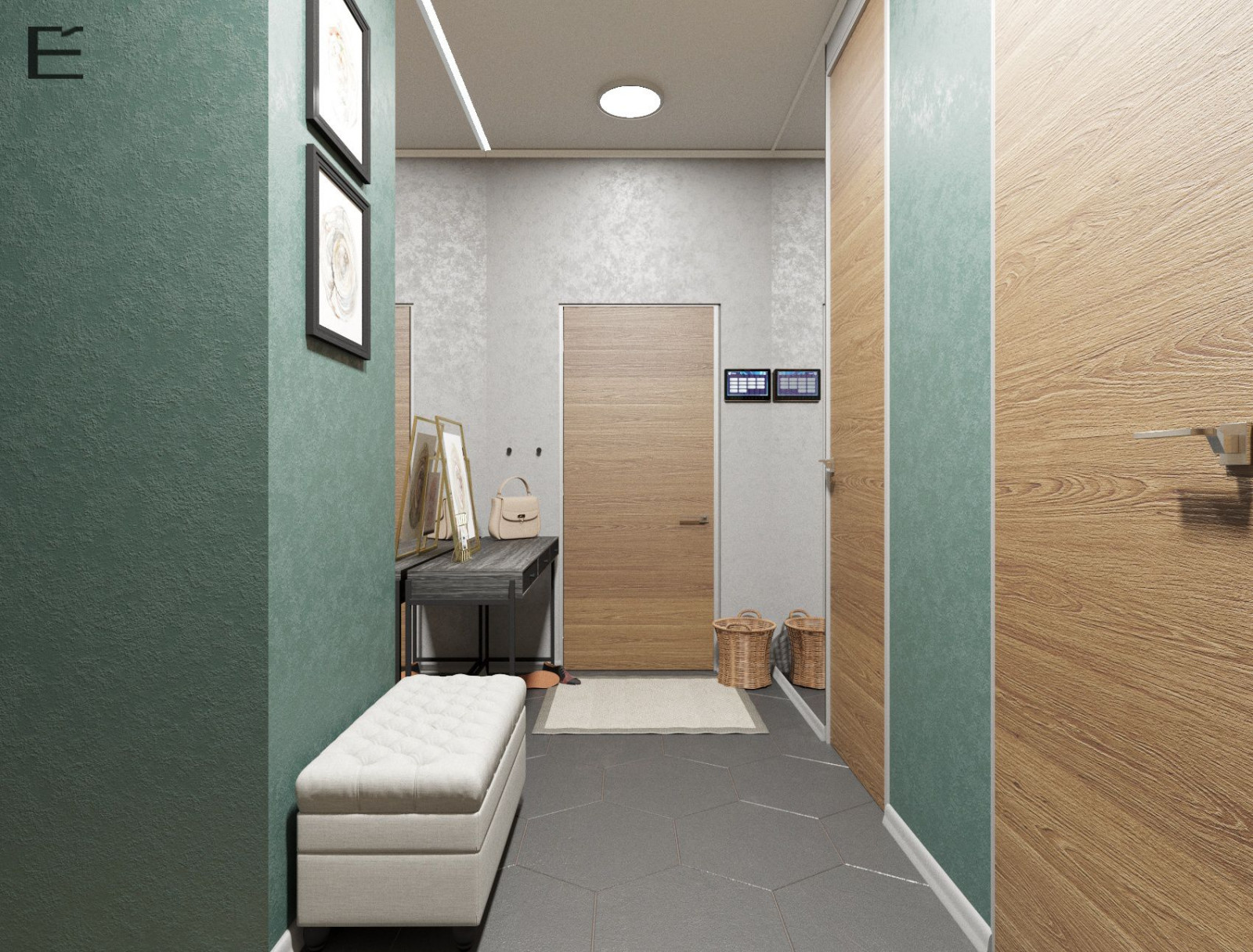 Современная квартира для молодожёнов