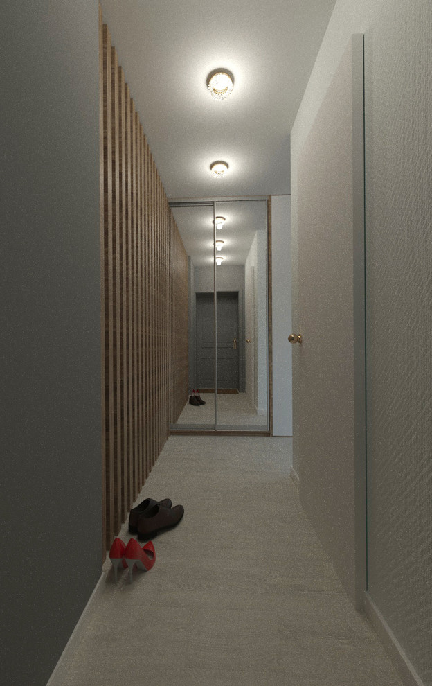 Дизайн однокомнатной квартиры  в смешанном стиле