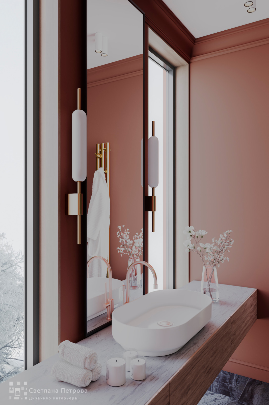 Обложка проекта: Дизайн интерьера санузла