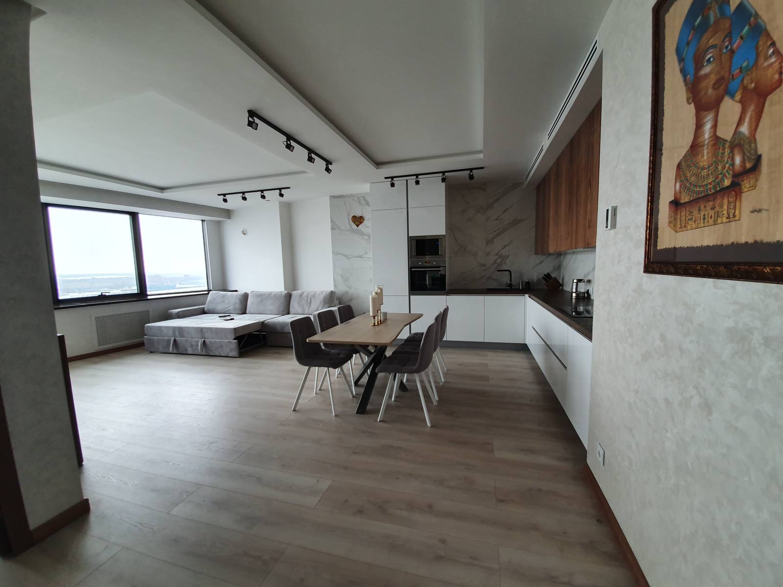 Кухня в современном стиле, ЖК Лазурные Небеса, г. Казань