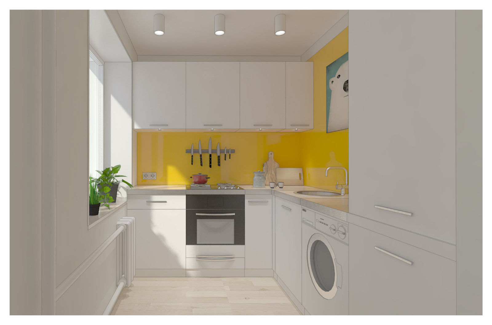 Однокомнатная квартира в Москве