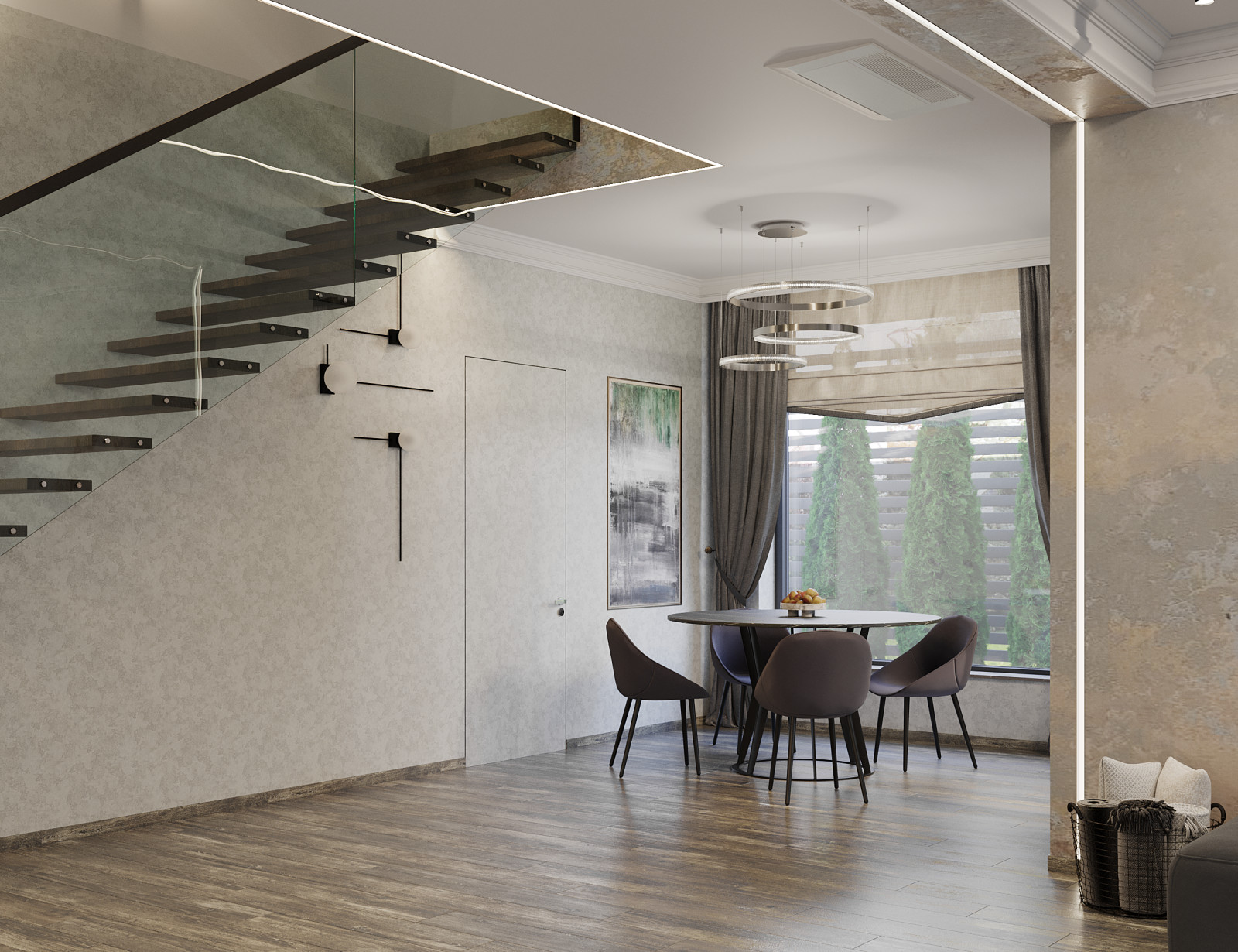 Минималистичный интерьер частного дома