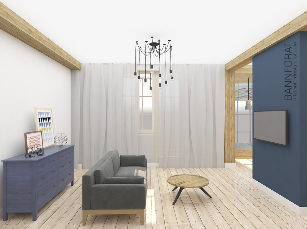 Квартира с балками