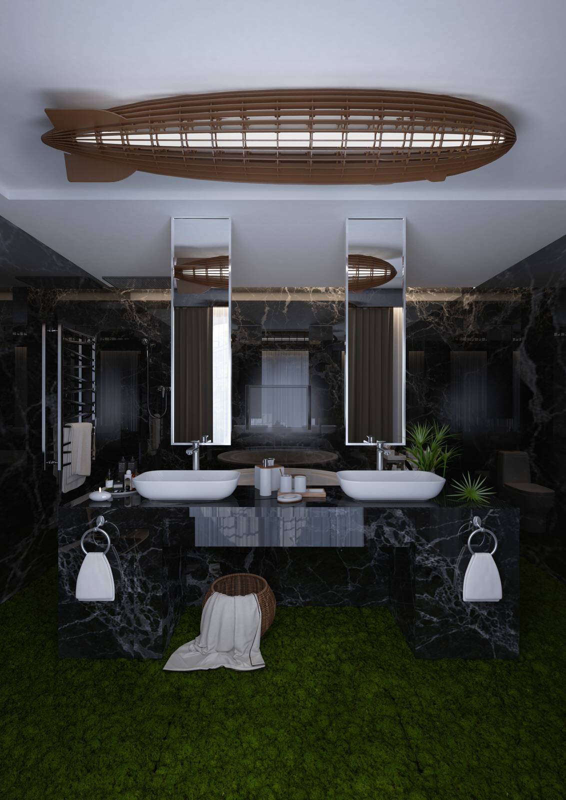 Обложка проекта: Дирижабль в ванной