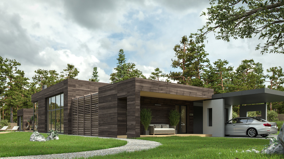 Обложка проекта: Дом на берегу. Проект Шигали