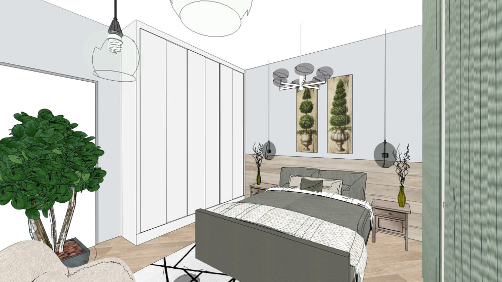 Обложка проекта: Спальня скетч