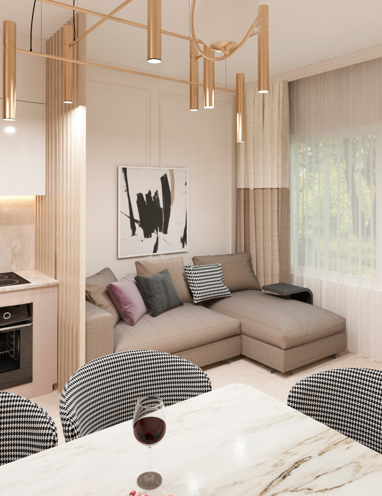 Проект квартиры для семьи с двумя девочками