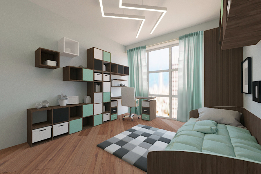 Дизайн детской для мальчика 7 лет