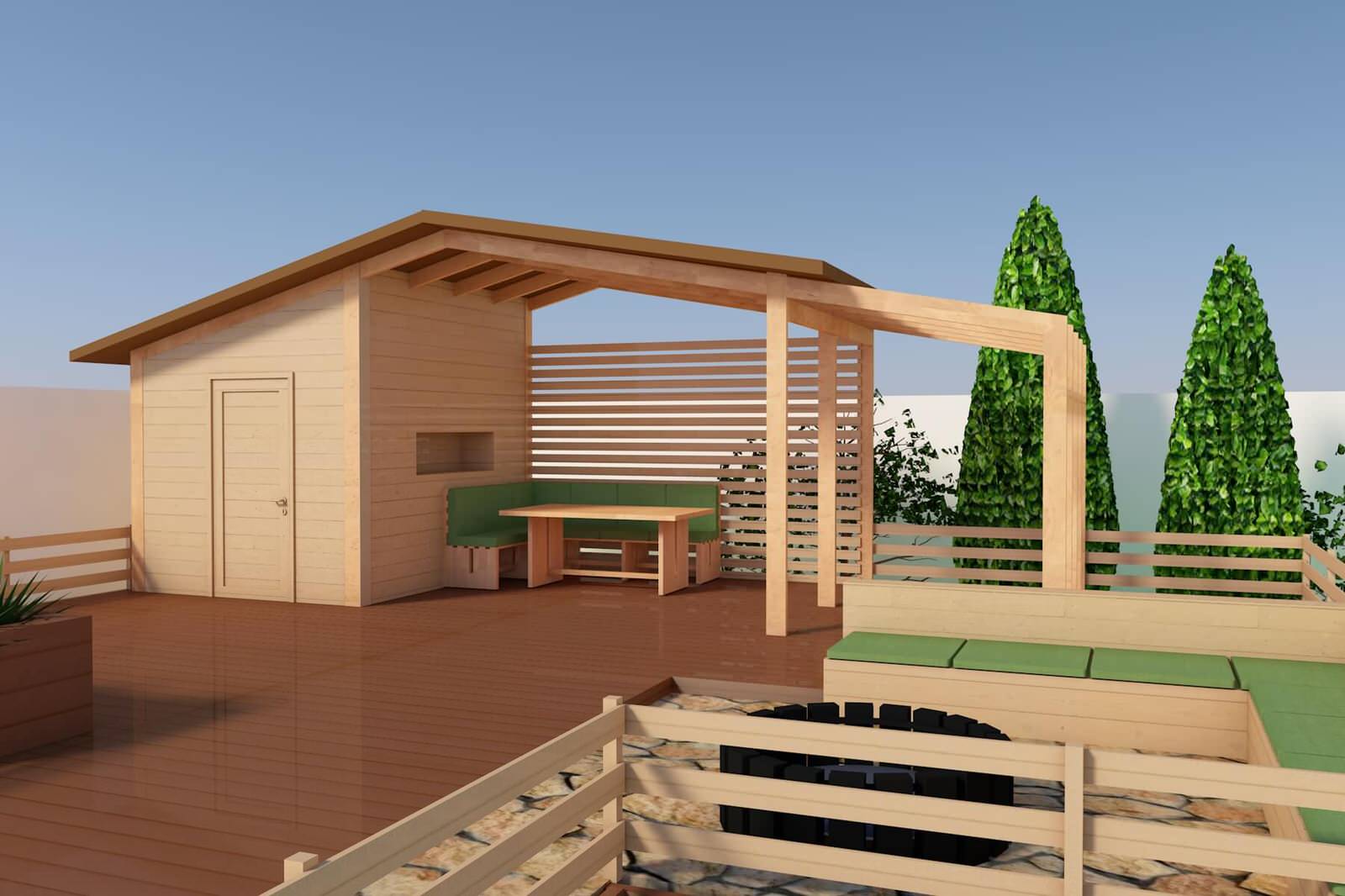 Обложка проекта: Беседка в Мамонтово